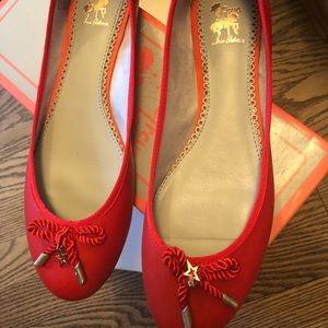 Brand new in box red Ballet flats size 8.5
